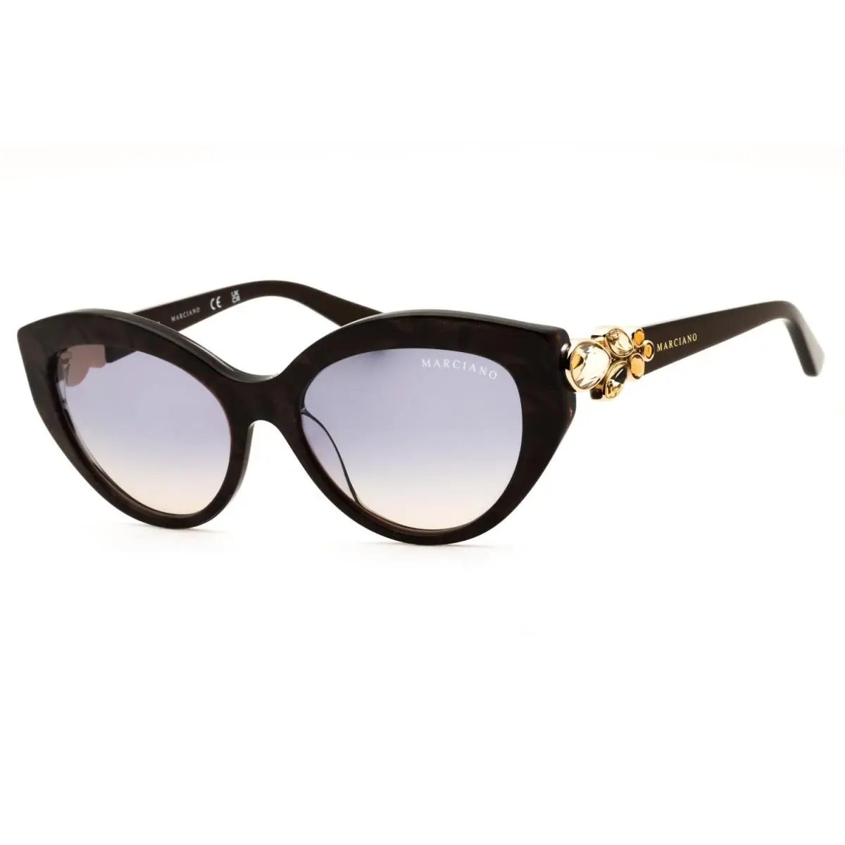 by Marciano GM00033 50W Dark Brown/blue Gradient 54-17-135 Sunglasses by Guess