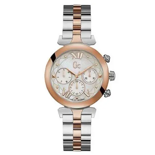Collection Swiss Ladybelle 36mm Steel Women`s Watch Roman Numbers Y28002L1 by Guess
