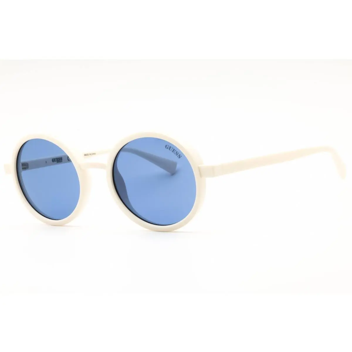 Unisex Sunglasses White Injected Propionate Full Rim Frame GU00234 21V by Guess