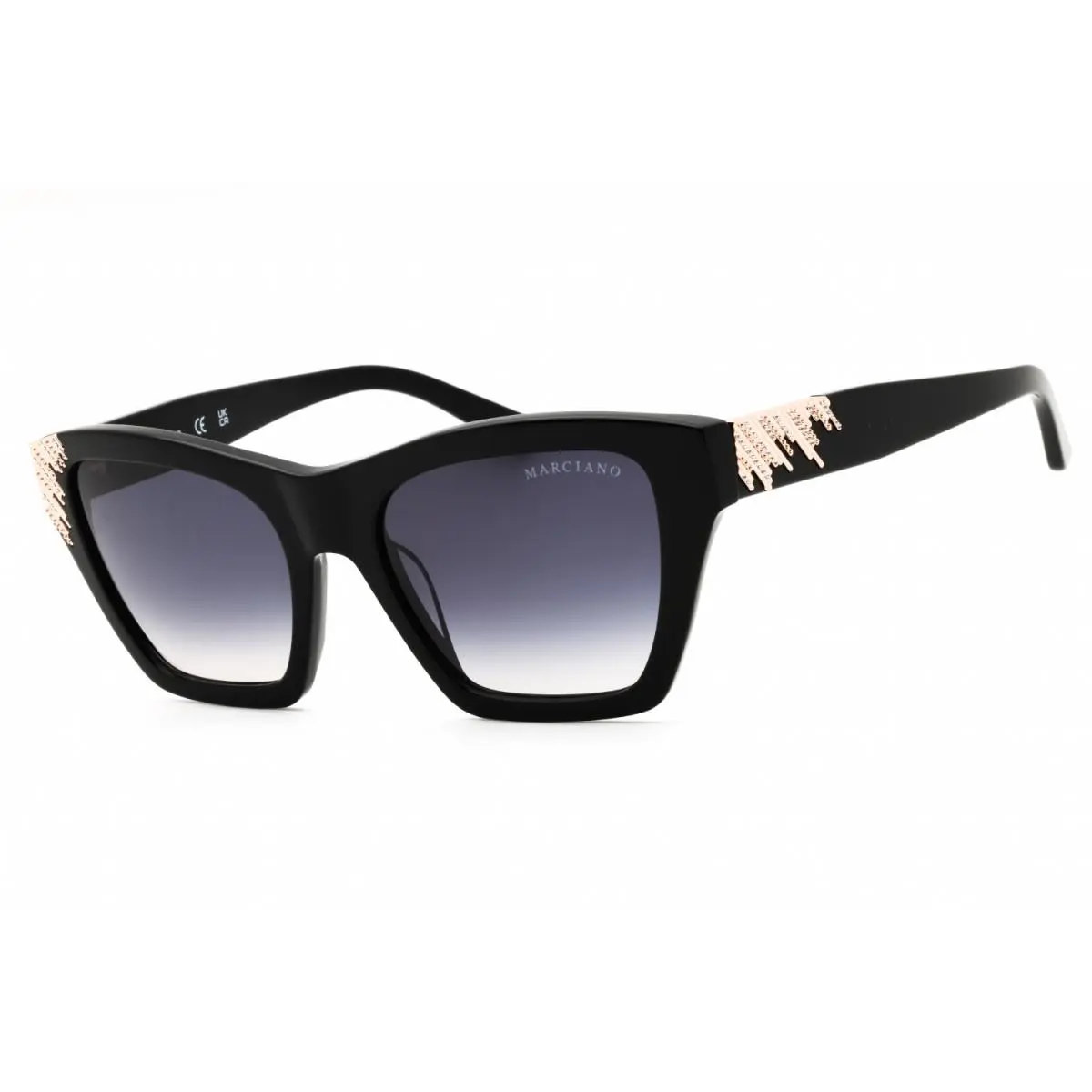 by Marciano GM00024 01B Shiny Black/smoke Gradient 54-19-140 by Guess