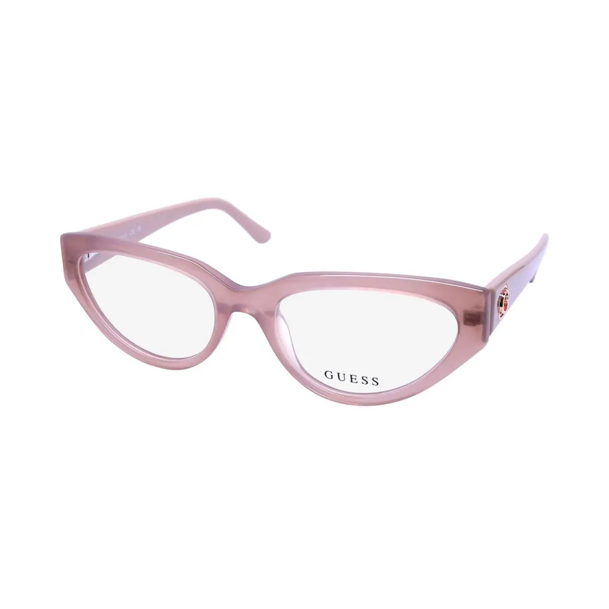GU50113 Eyeglasses Plastic Oval 53-18-145 Beige Womens Full-rim 057 by Guess