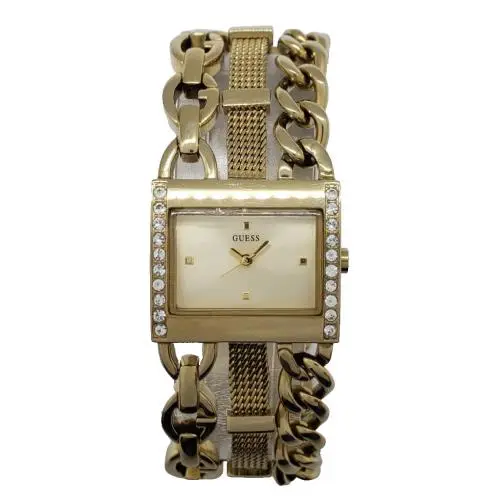 Gold Tone 28mm Harmony Adjustable Band Ladies Watch W0433L2 by Guess