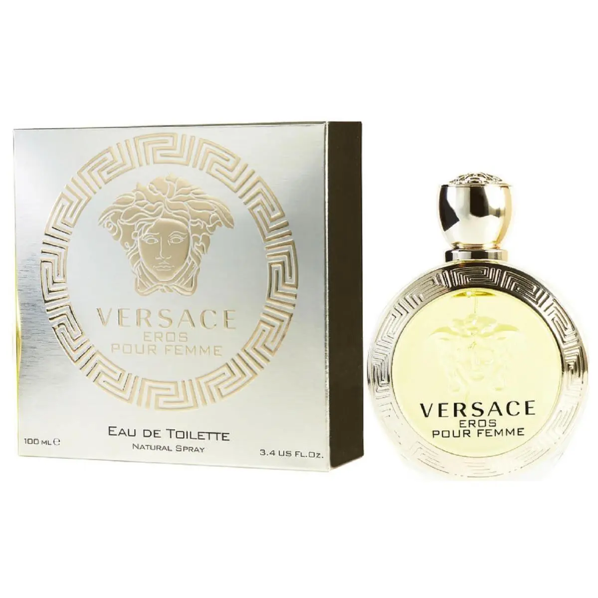 Eros Pour Femme Versace 3.4 oz / 100 ml Eau de Toilette Women Perfume Spray