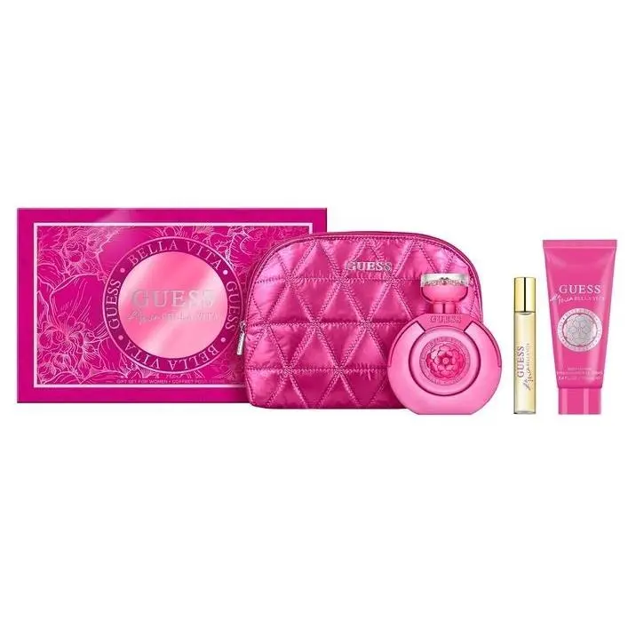 La Mia Bella Vita For Women 4 pc Gift Set 3.4 oz Edp Spray + Mini + Lotion by Guess