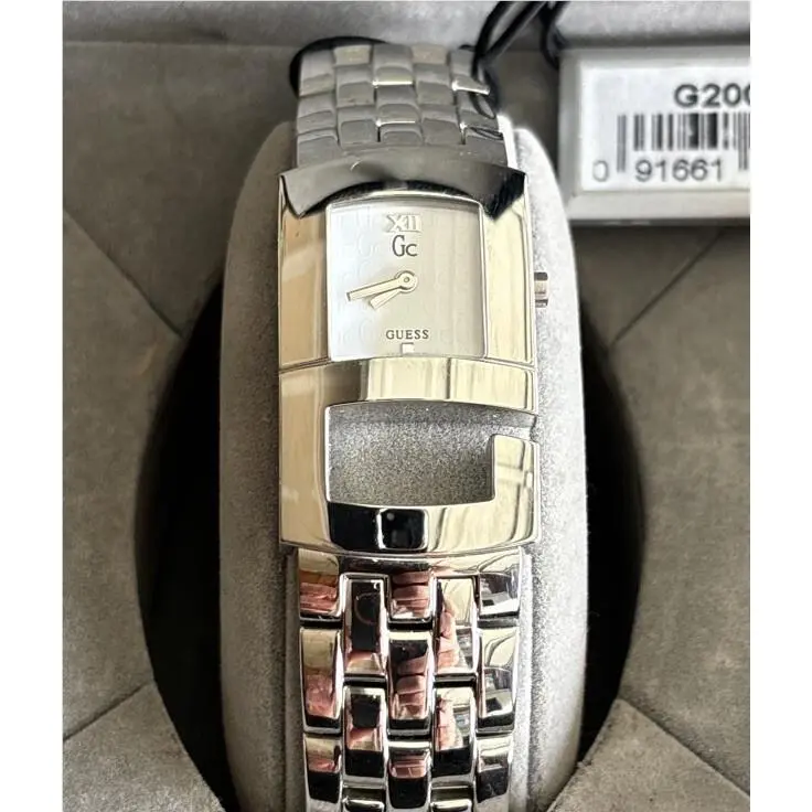 Collection GC12000 Women`s 21x35 Silver Tone Stainless Steel Never Worn by Guess