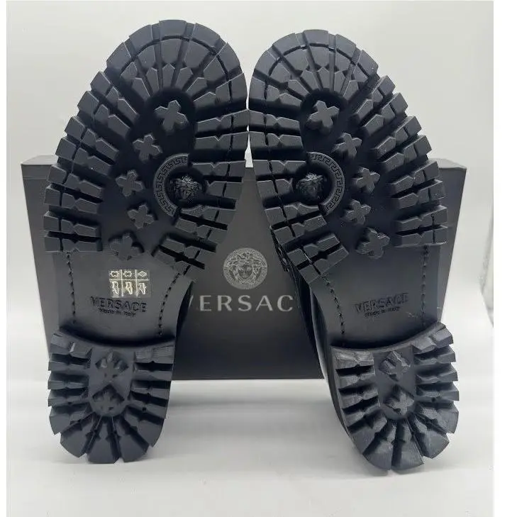 Versace shoes - Medusa Biggie Lug Loafers - Medusa Biggie Lug Loafers - Black 3