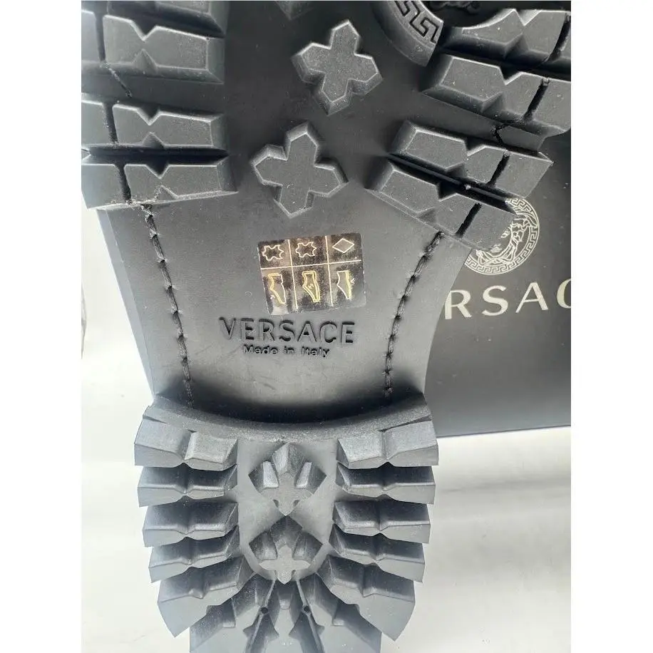 Versace shoes - Medusa Biggie Lug Loafers - Medusa Biggie Lug Loafers - Black 4