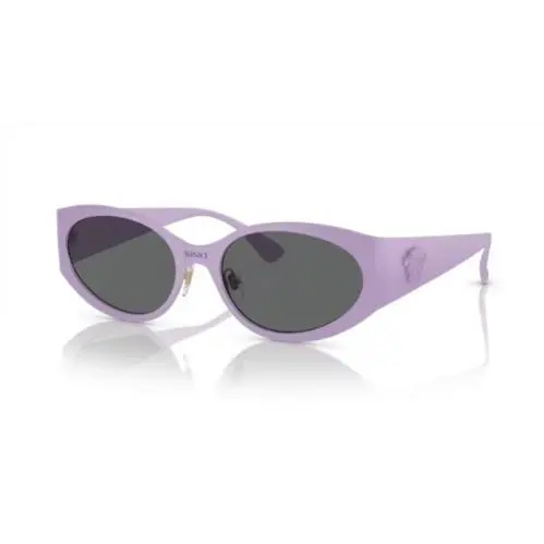0VE2263 150287 Violet/dark Grey Oval Women`s Sunglasses by Versace
