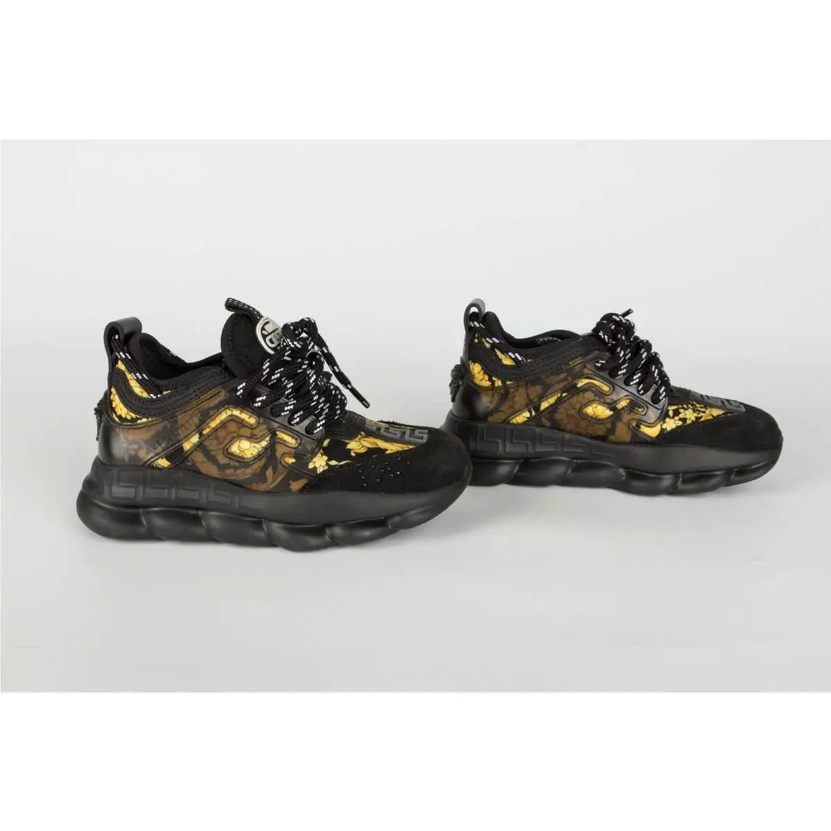 Versace shoes - Versace Chain Reaction Barocco - Chain Reaction Barocco - Black / Gold 0