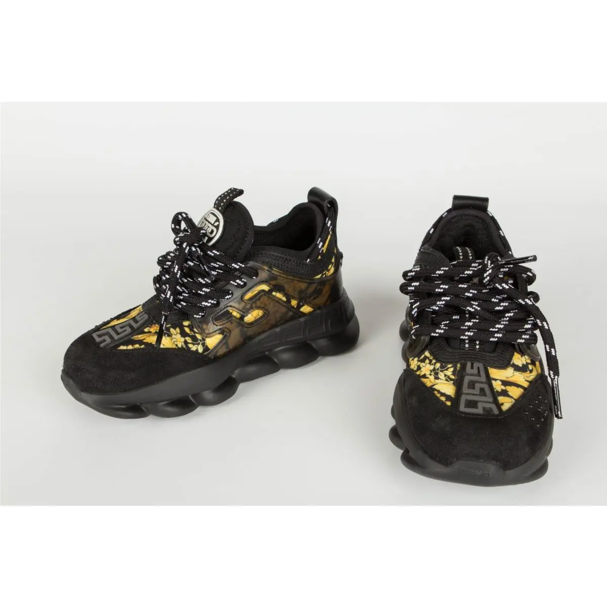 Versace shoes - Versace Chain Reaction Barocco - Chain Reaction Barocco - Black / Gold 4