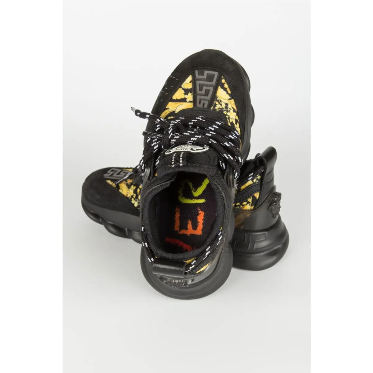 Versace shoes - Versace Chain Reaction Barocco - Chain Reaction Barocco - Black / Gold 5