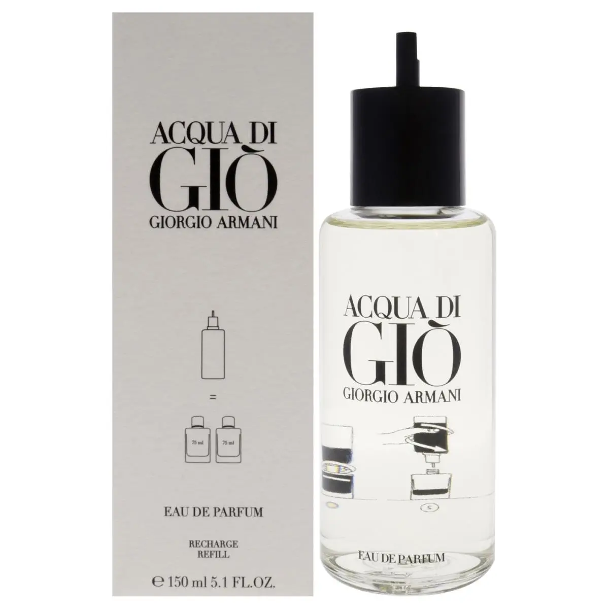 Acqua Di Gio Eau De Parfum 5 oz 150 ml For Men by Giorgio Armani