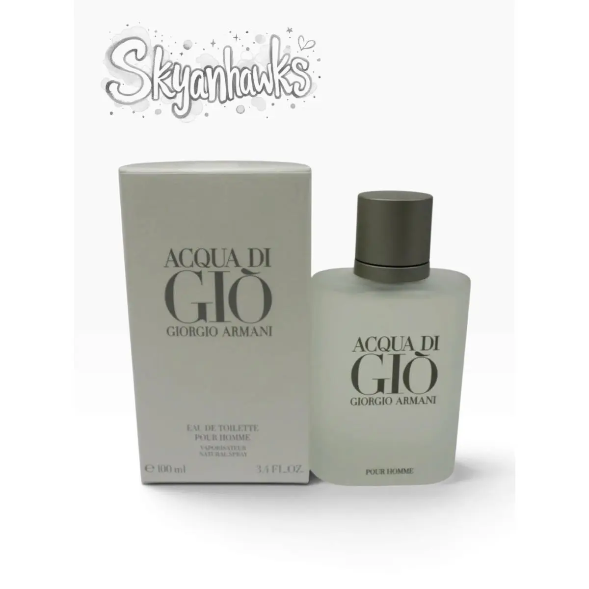 Acqua Di Gio by Giorgio Armani 3.4oz Edt Spray Men 100ml