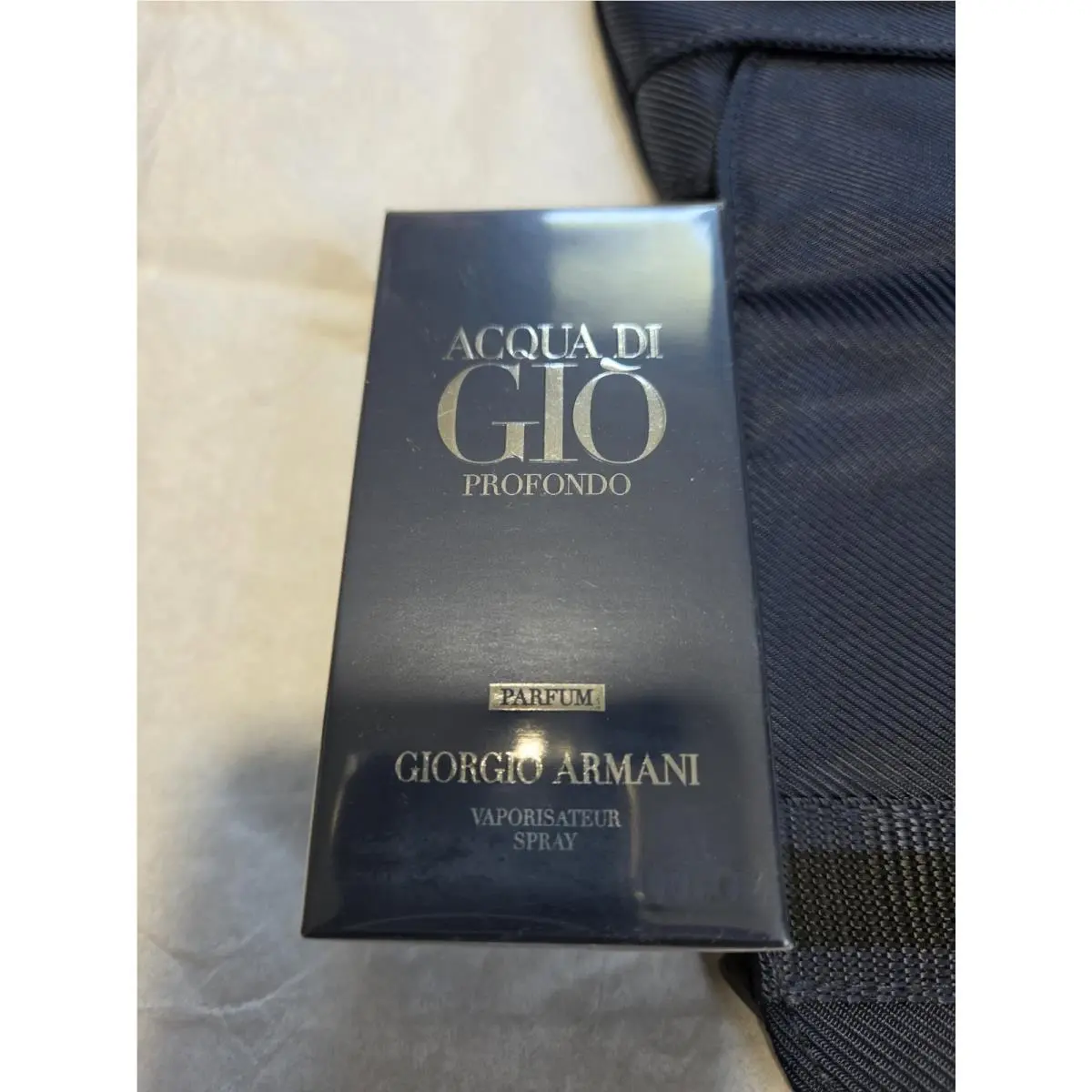 Acqua Di Gio Profondo Parfum Spray 30mL / 1 Fl. Oz. + Travel Bag by Giorgio Armani