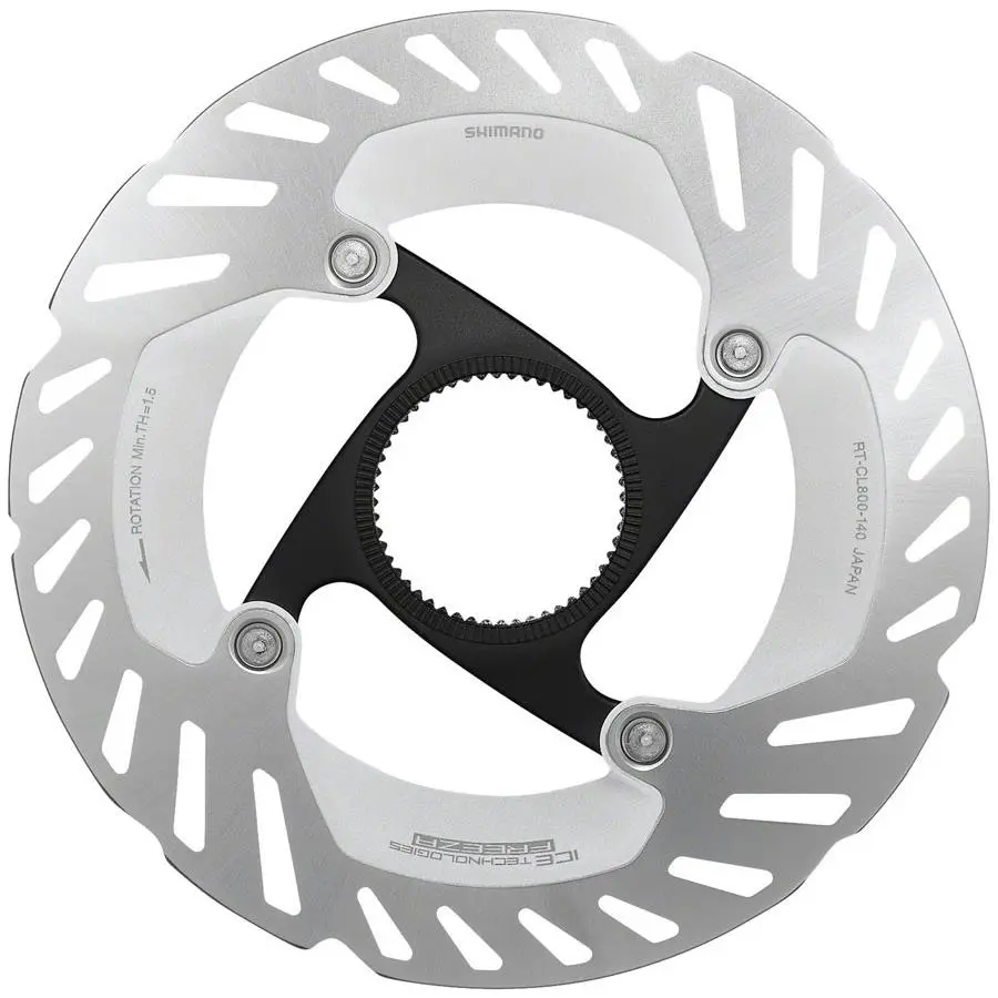 Shimano Grx RT-CL800 S Disc Brake Rotor with Lockring - 140mm Centerlock Silve