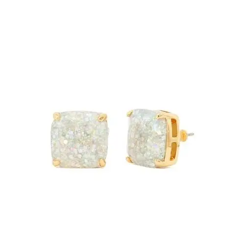 Kate Spade York Small Square Stud Earrings - Opal Glitter