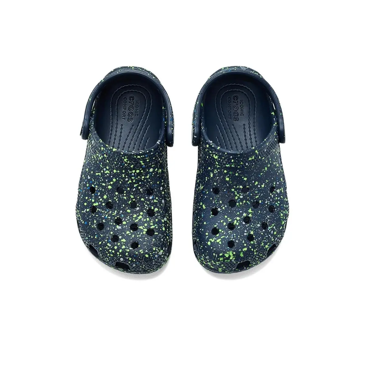 Crocs shoes - Atmosphere/Multi Glow Splatter 17