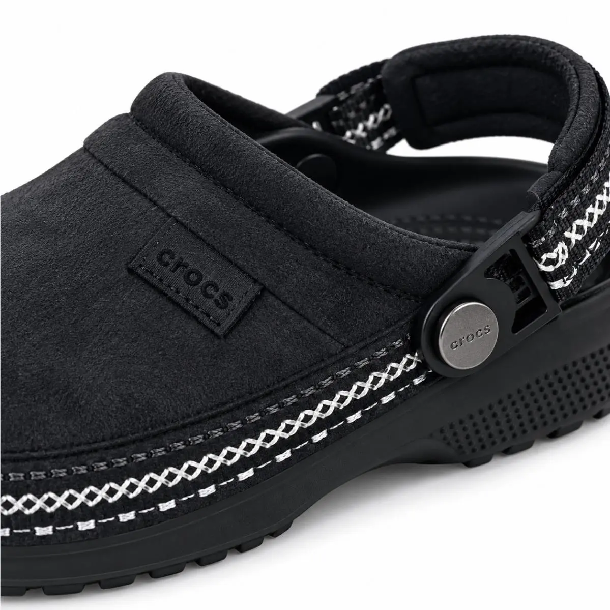 Crocs shoes - Crafted Vegan Suede Stitch Clog 210040-001 - Black 9