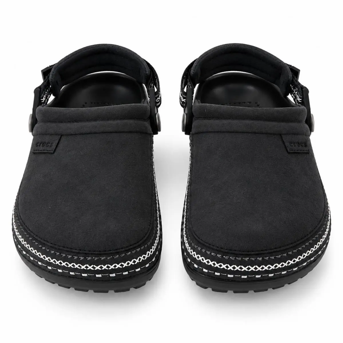 Crocs shoes - Crafted Vegan Suede Stitch Clog 210040-001 - Black 7