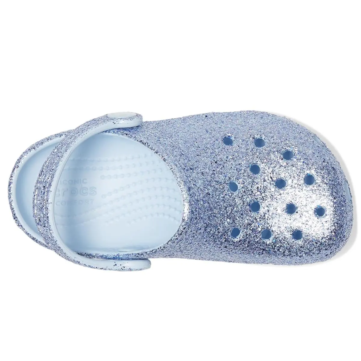Crocs shoes - Blue Frost Glitter 7
