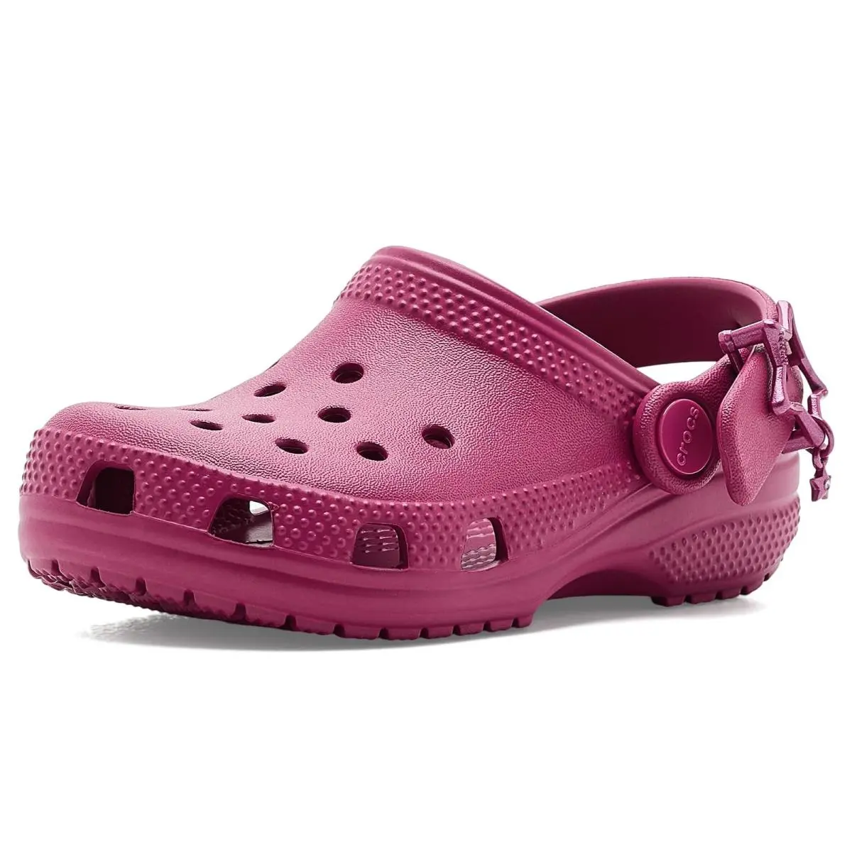 Unisex Kids Clogs  Kids Classic Buckle Clogs Toddler Royal Pink Star by Crocs