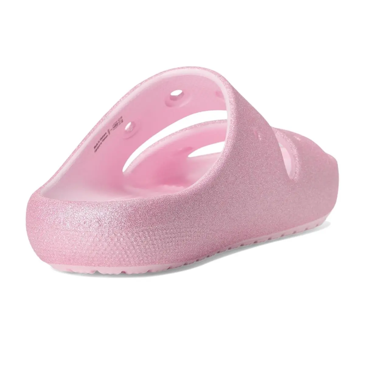 Crocs shoes - Pink Milk/Glitter 10