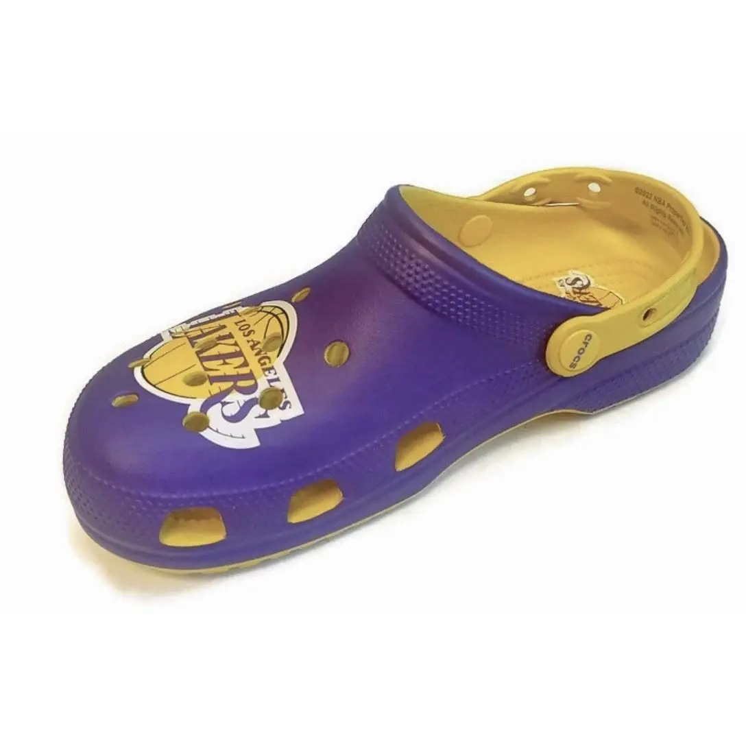 Crocs shoes - Los Angeles Lakers Clog - Los Angeles Lakers Clog - 208650-75Y - Purple (UPC: 196265334971) 1