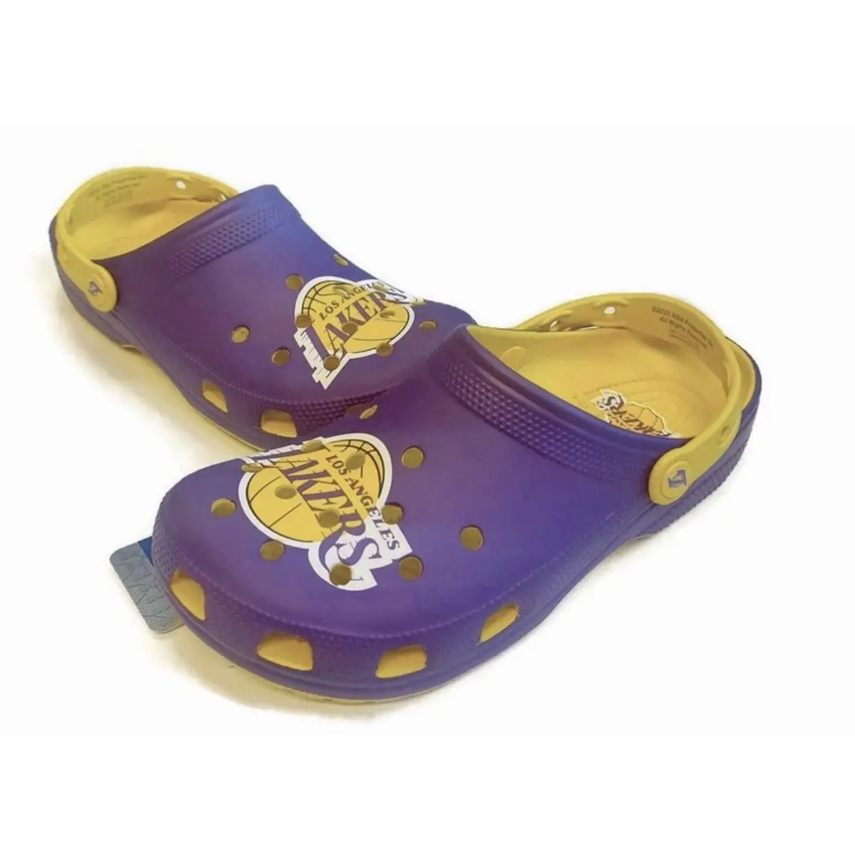 Crocs shoes - Los Angeles Lakers Clog - Los Angeles Lakers Clog - 208650-75Y - Purple (UPC: 196265334971) 2