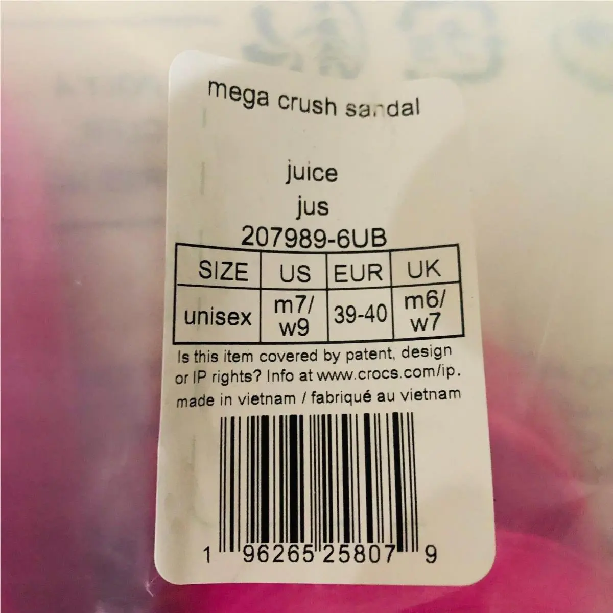 Crocs shoes - Crocs Crush - Crush - Pink 8