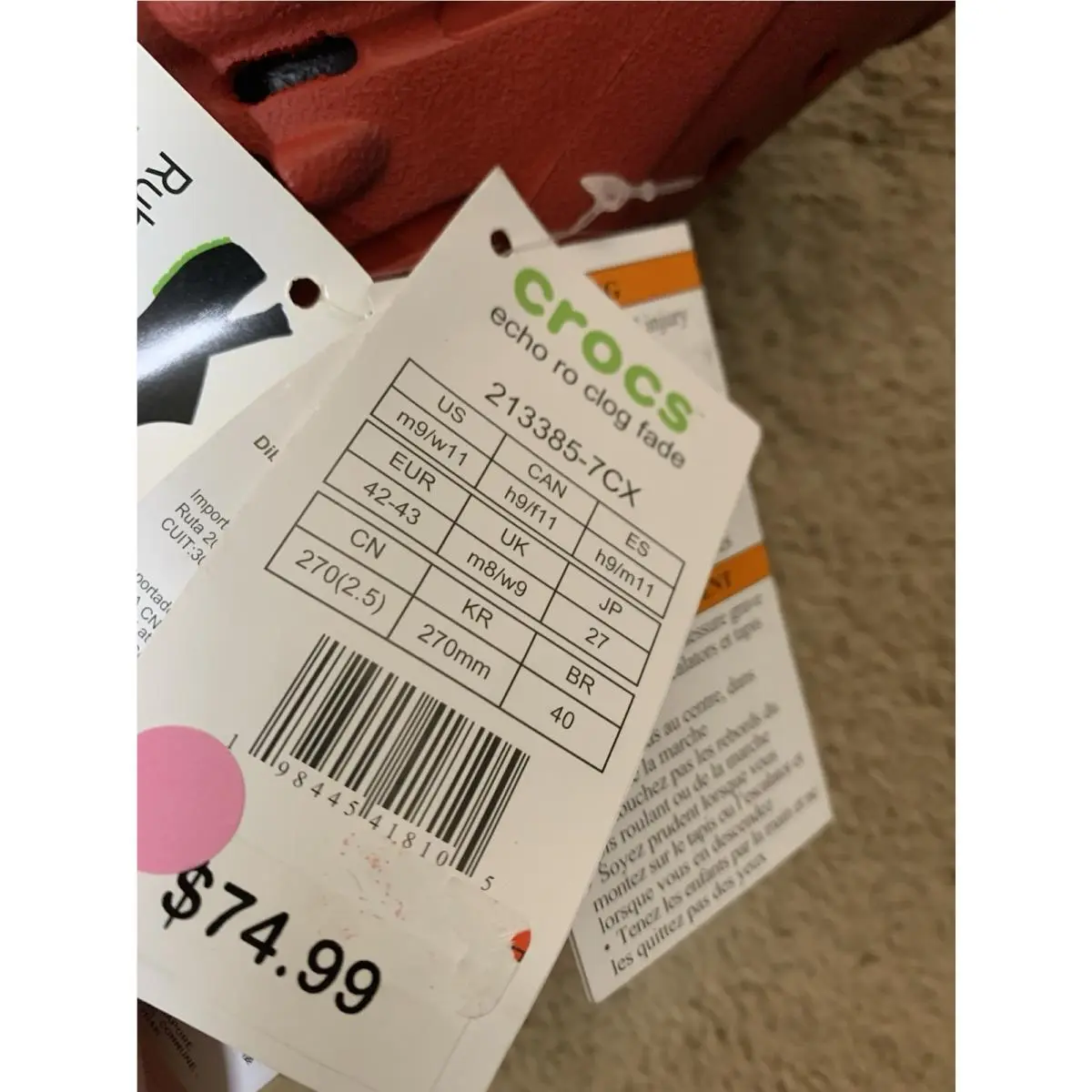 Crocs shoes - Crocs Echo Ro - Echo - Red 6