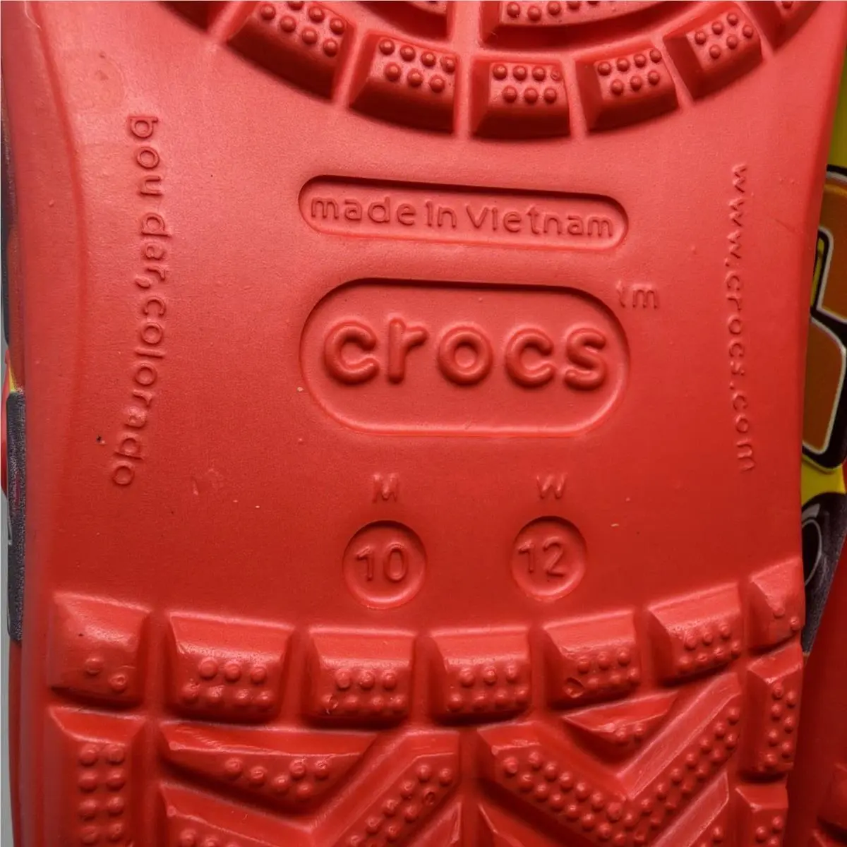 Crocs shoes - Pixar Cars Lightening McQueen - Pixar Cars Lightening McQueen - Red 5