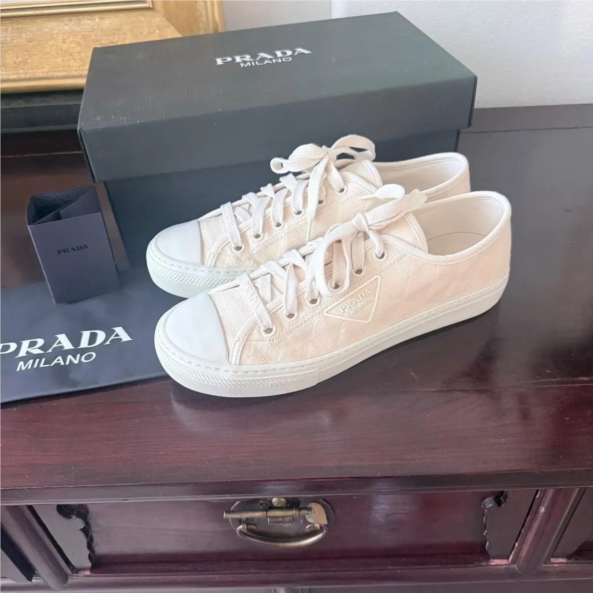 Prada shoes - PRADA Wheel - Wheel - 2EG434 - Cream 0