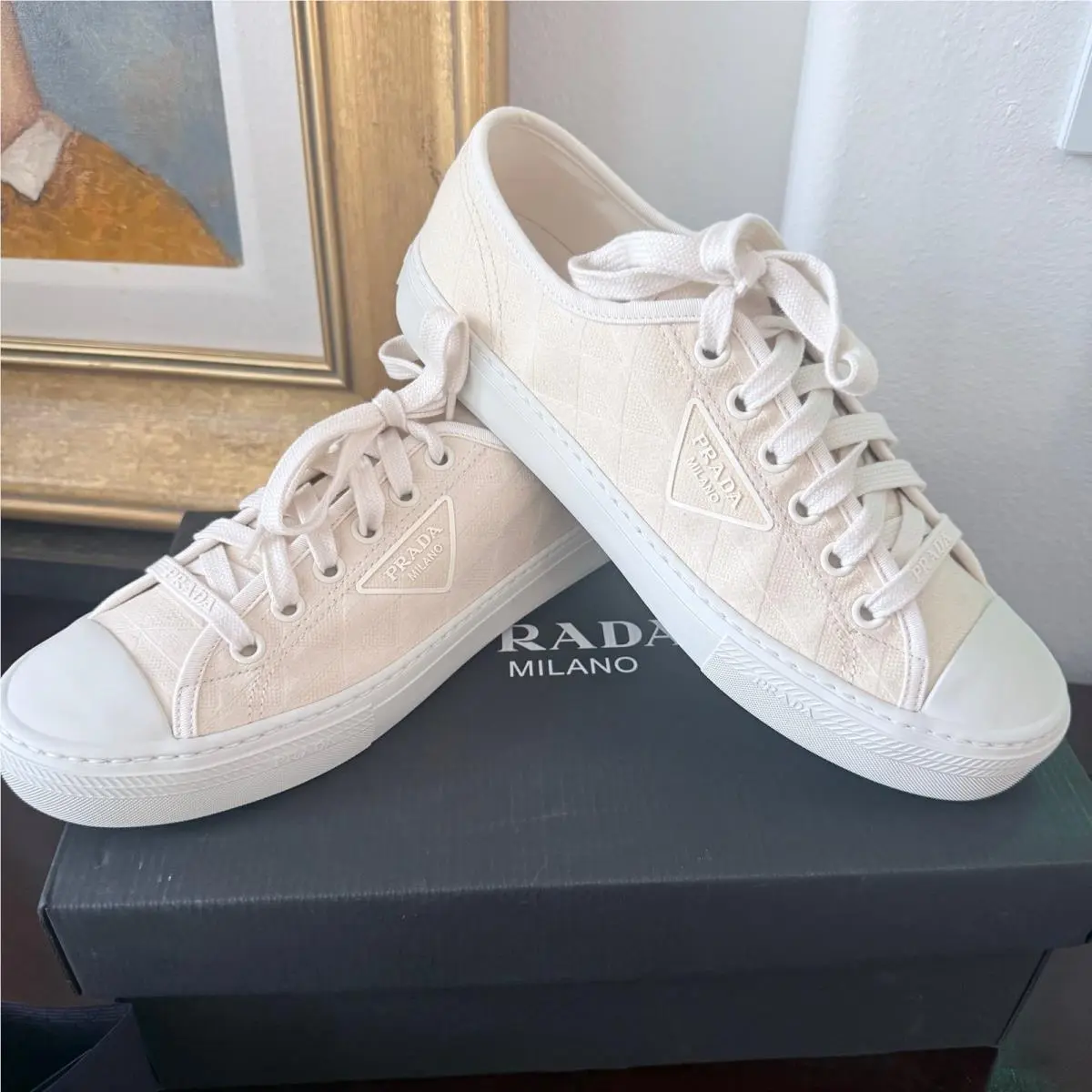 Prada shoes - PRADA Wheel - Wheel - 2EG434 - Cream 9