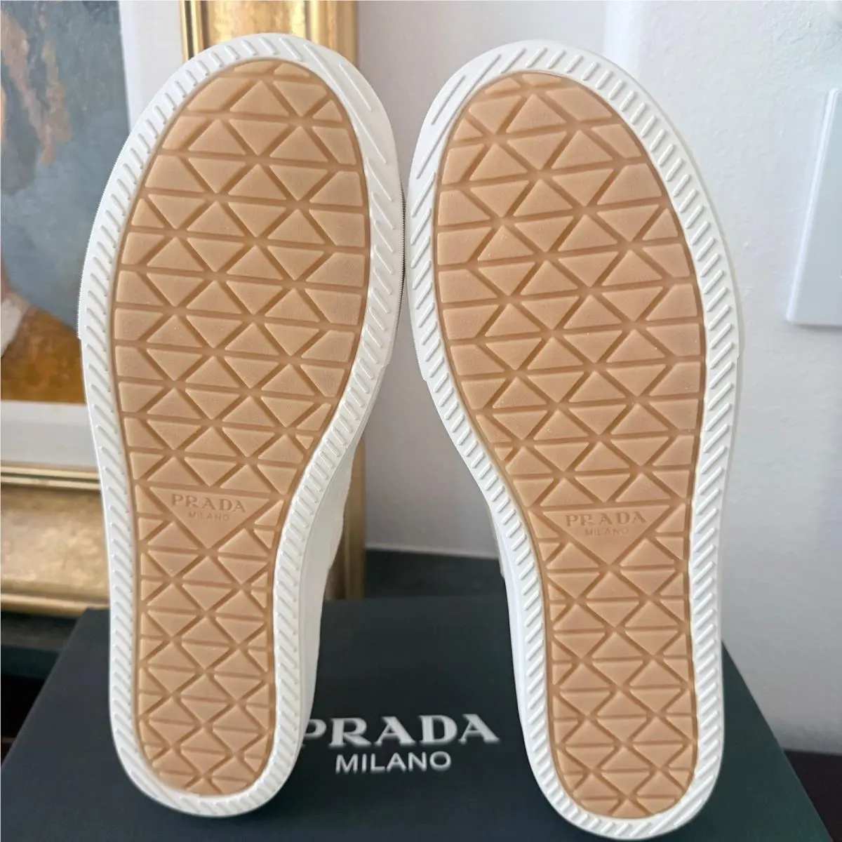 Prada shoes - PRADA Wheel - Wheel - 2EG434 - Cream 11