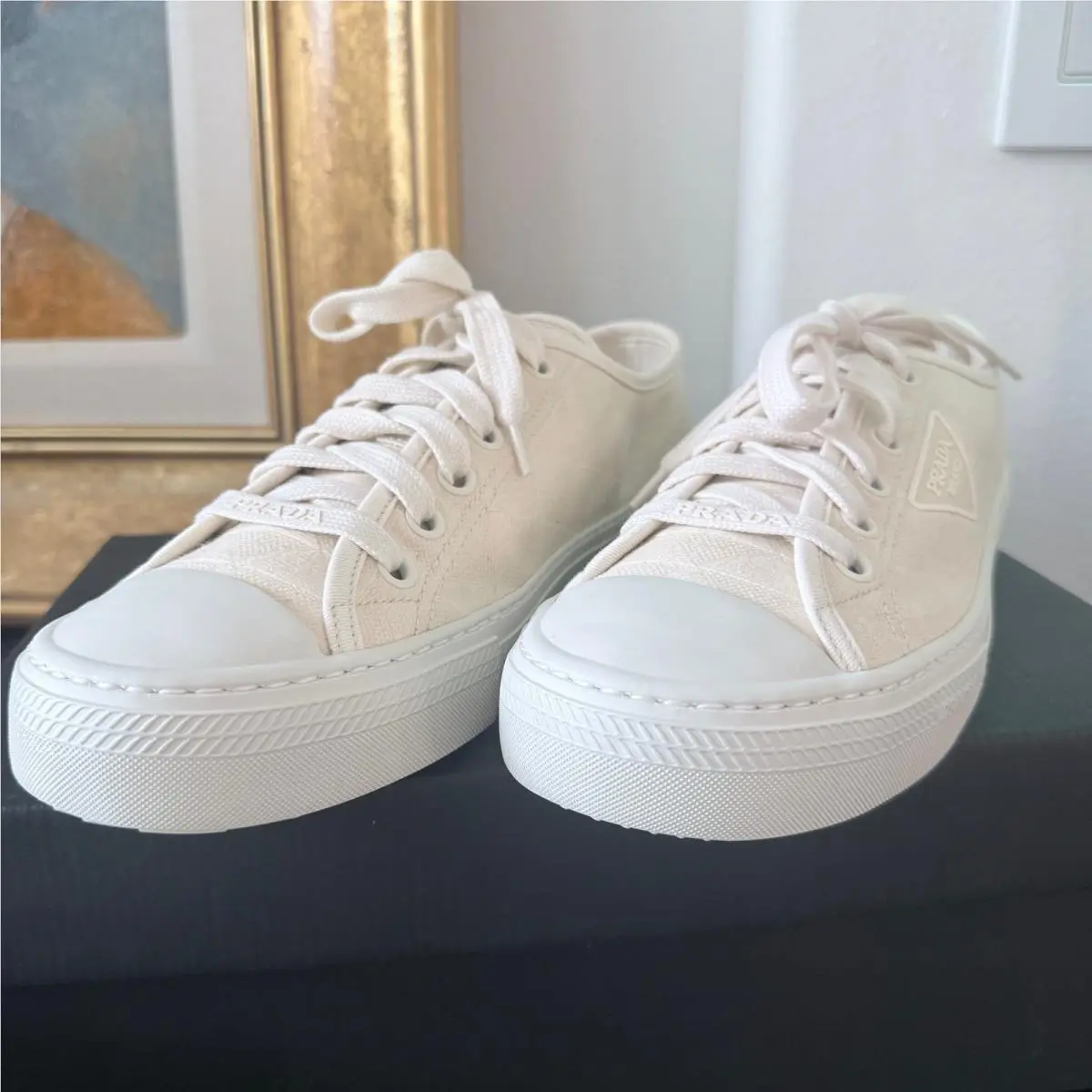 Prada shoes - PRADA Wheel - Wheel - 2EG434 - Cream 12