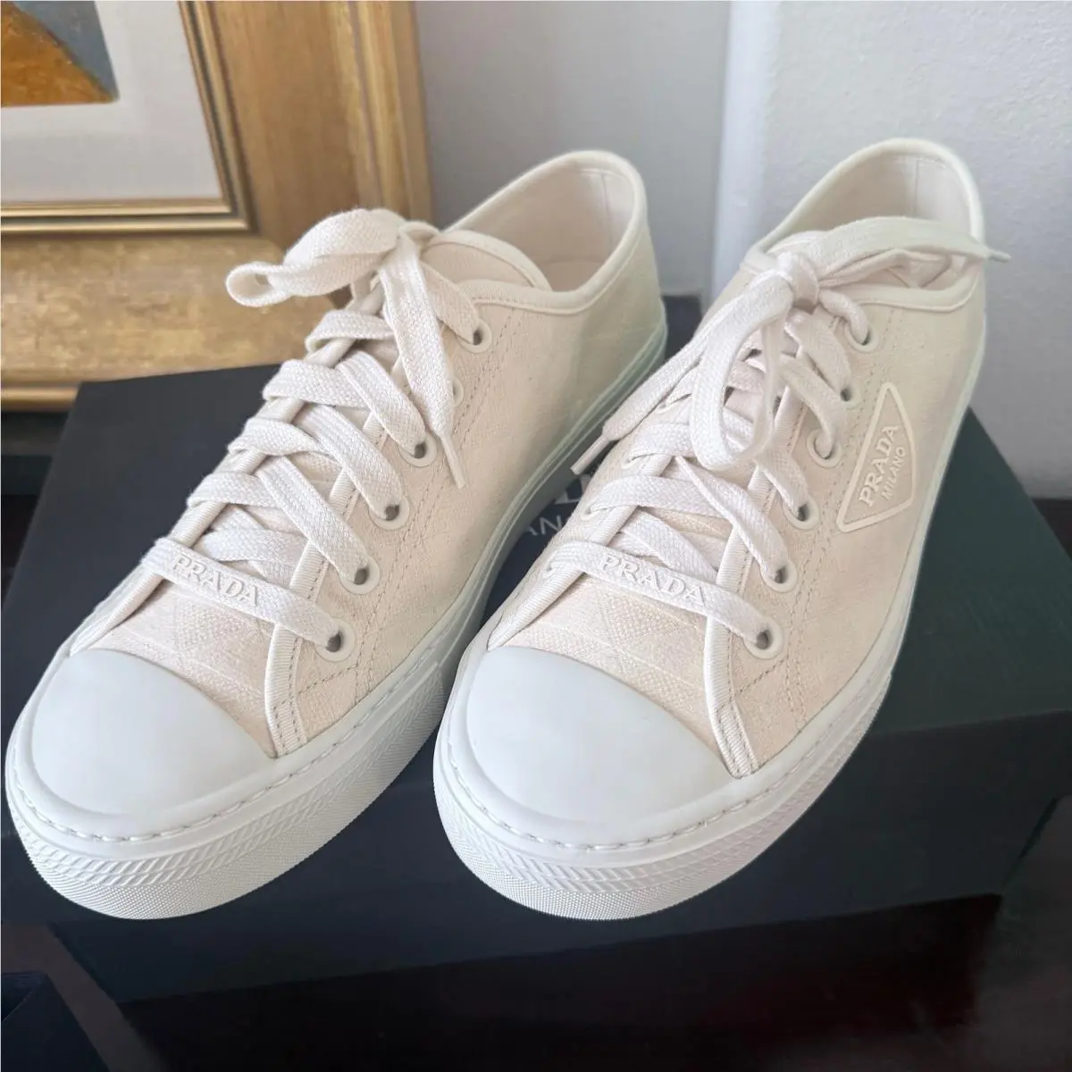 Prada shoes - PRADA Wheel - Wheel - 2EG434 - Cream 13