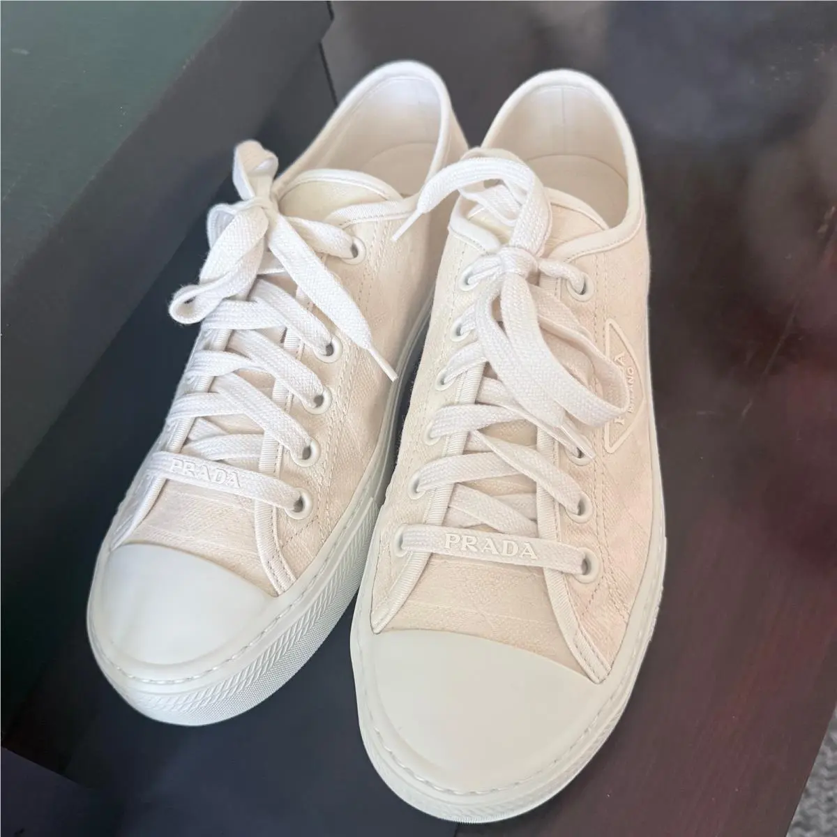 Prada shoes - PRADA Wheel - Wheel - 2EG434 - Cream 4