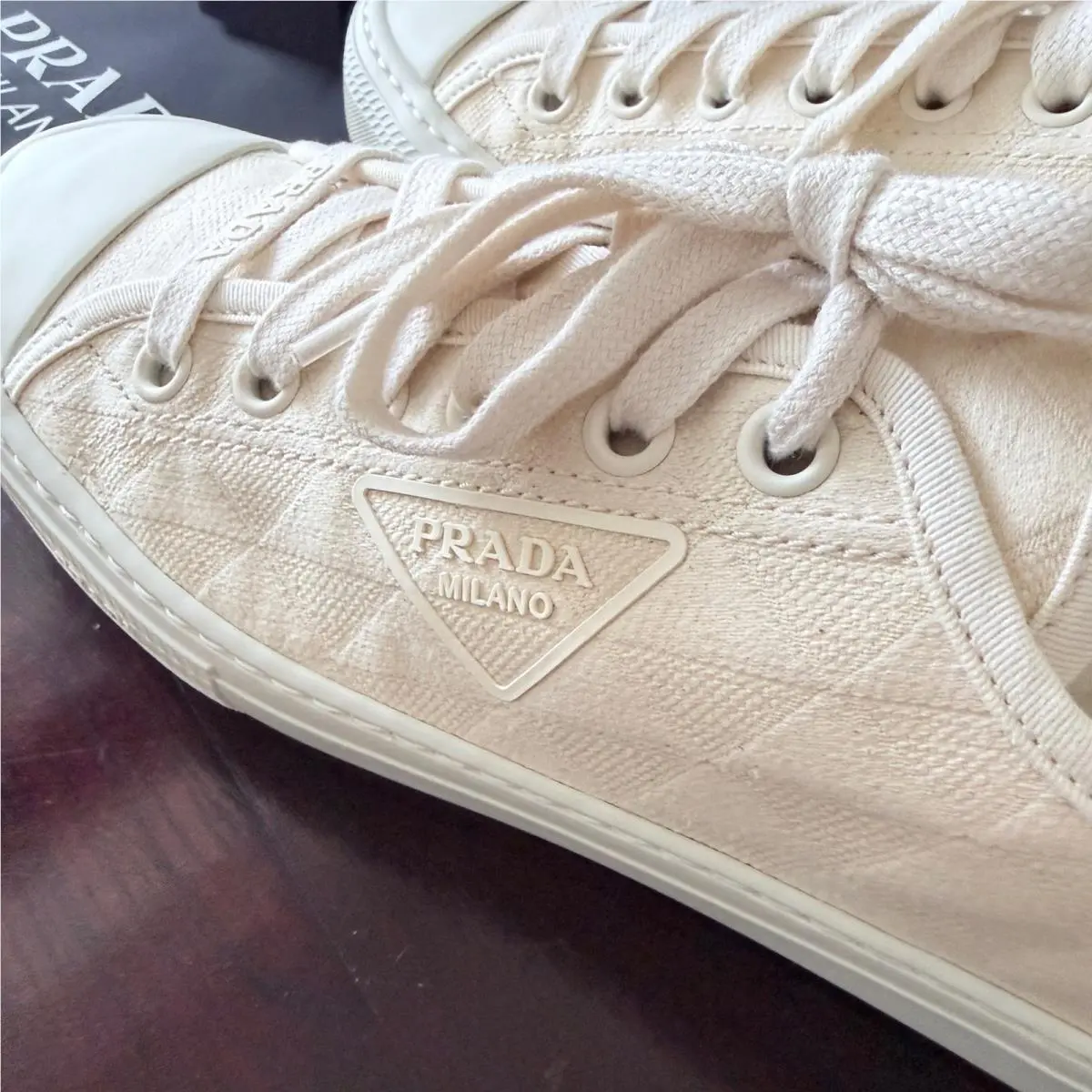 Prada shoes - PRADA Wheel - Wheel - 2EG434 - Cream 5