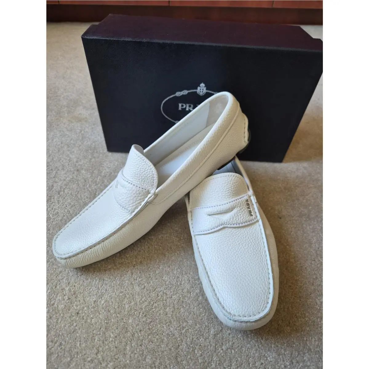 Prada shoes - Prada Daino - Daino - White 0