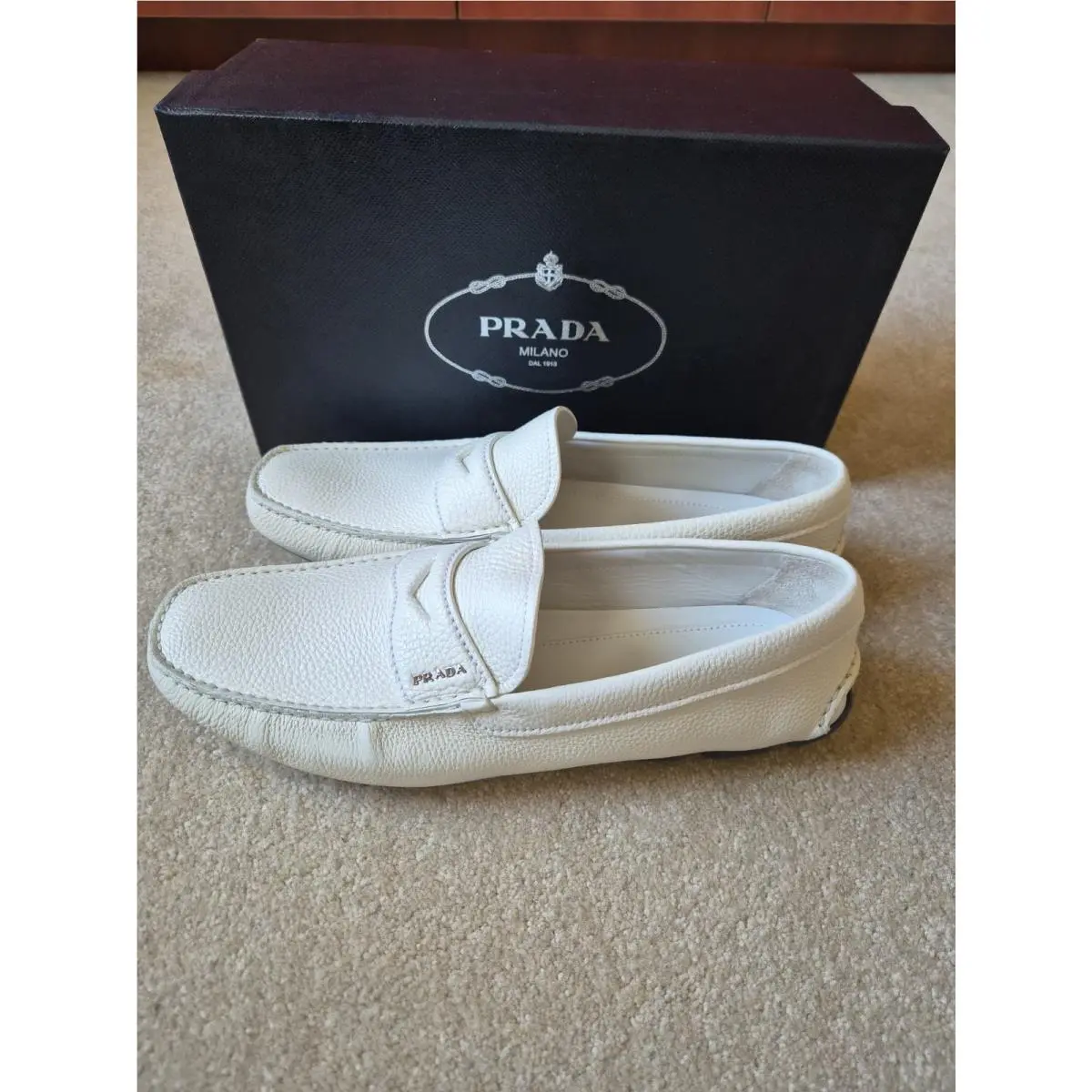 Prada shoes - Prada Daino - Daino - White 1