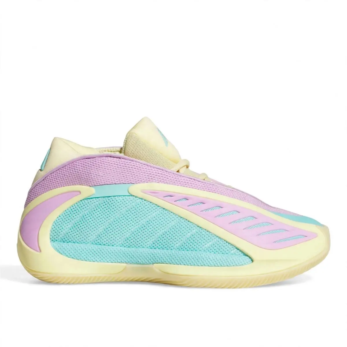 Adidas shoes - Anthony Edwards 2 J - Anthony Edwards - Almond Yellow/Bliss Lilac/Flash Aqua 2