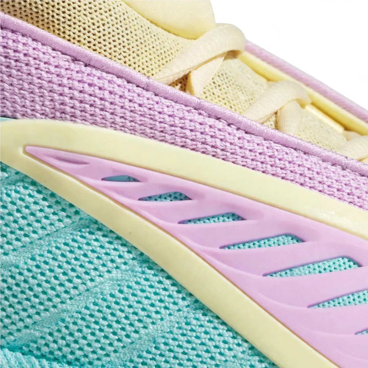 Adidas shoes - Anthony Edwards 2 J - Anthony Edwards - Almond Yellow/Bliss Lilac/Flash Aqua 5