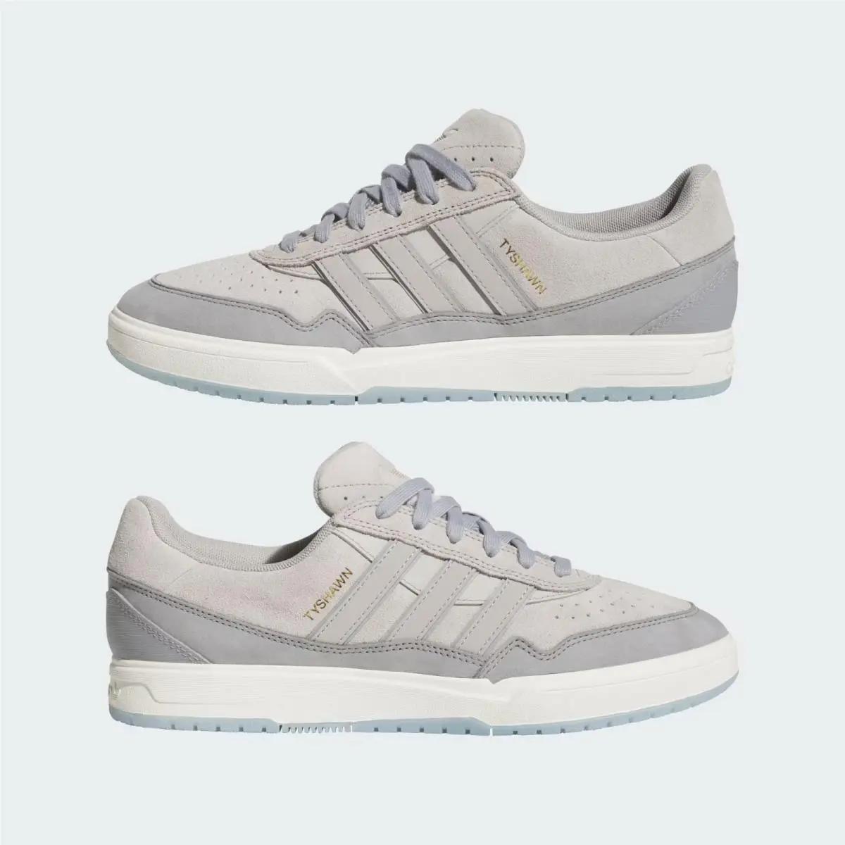 Adidas shoes - adidas Tyshawn Low - Tyshawn Low - JI0848 - Light Onix / Clear Granite / Chalk White 18