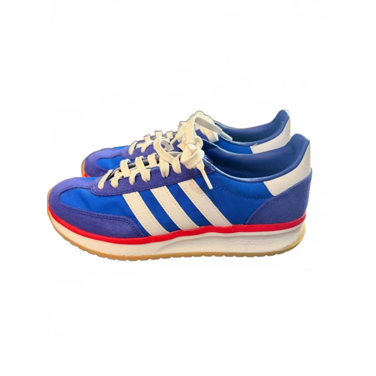 Adidas Run 70s 2.0 Men`s Sneakers Blue White Red Size 8.5