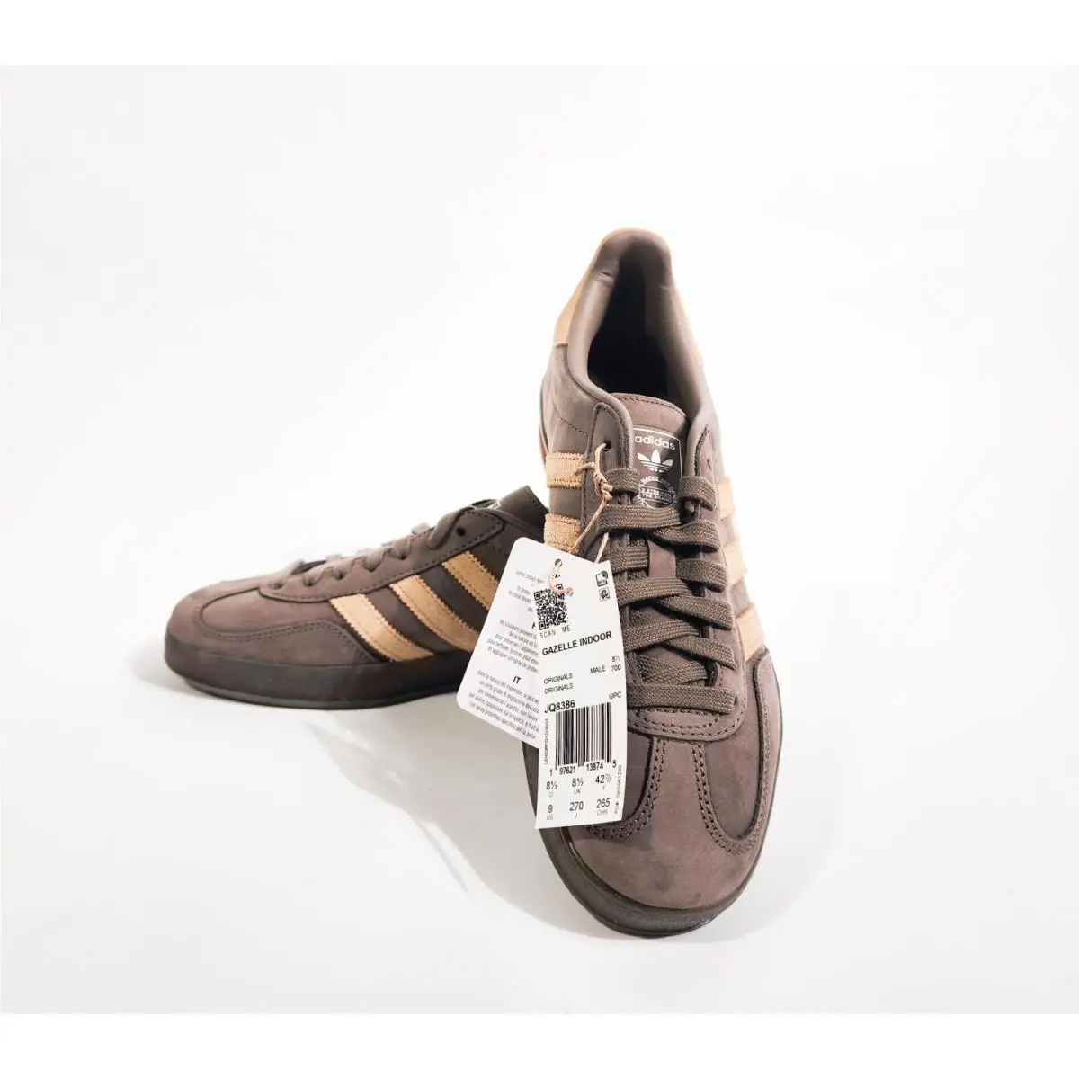 Adidas shoes - adidas Gazelle Indoor - Gazelle Indoor - JQ8386 - Brown, Beige 6