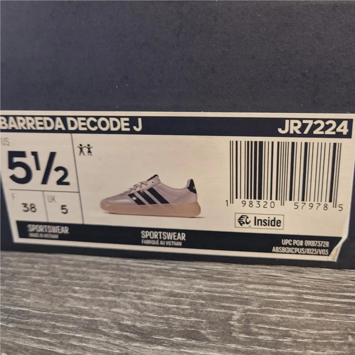 Adidas shoes - Barreda Decoded J - Barreda Decoded - Silver 7