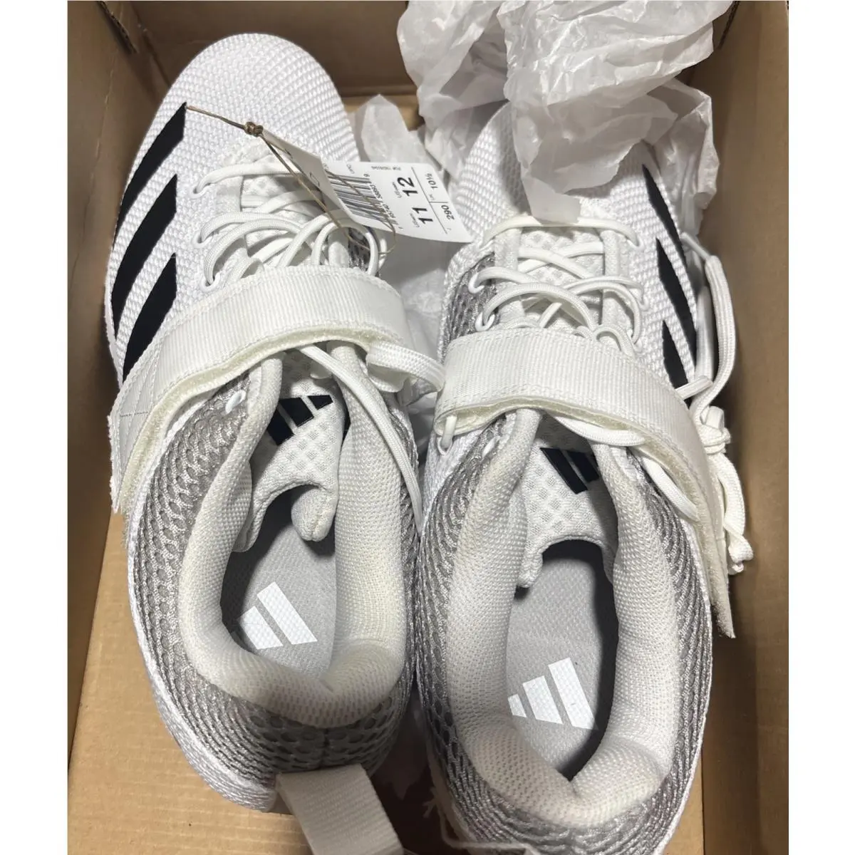 Adidas shoes - adidas Powerlift 5 - Powerlift - JP6199 - White, Manufacturer: White (UPC: 4068812159657) 3