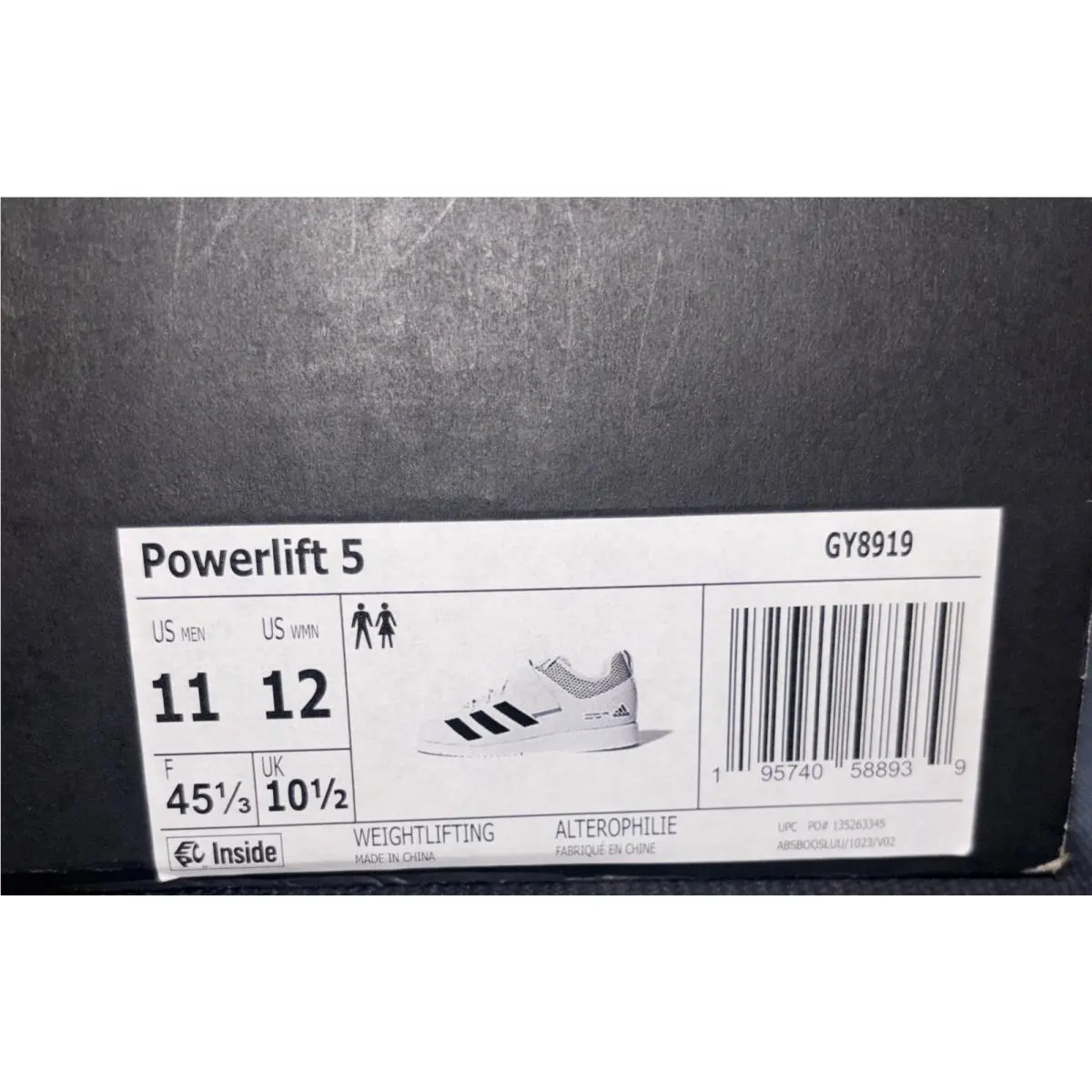 Adidas shoes - adidas Powerlift 5 - Powerlift - JP6199 - White, Manufacturer: White (UPC: 4068812159657) 4