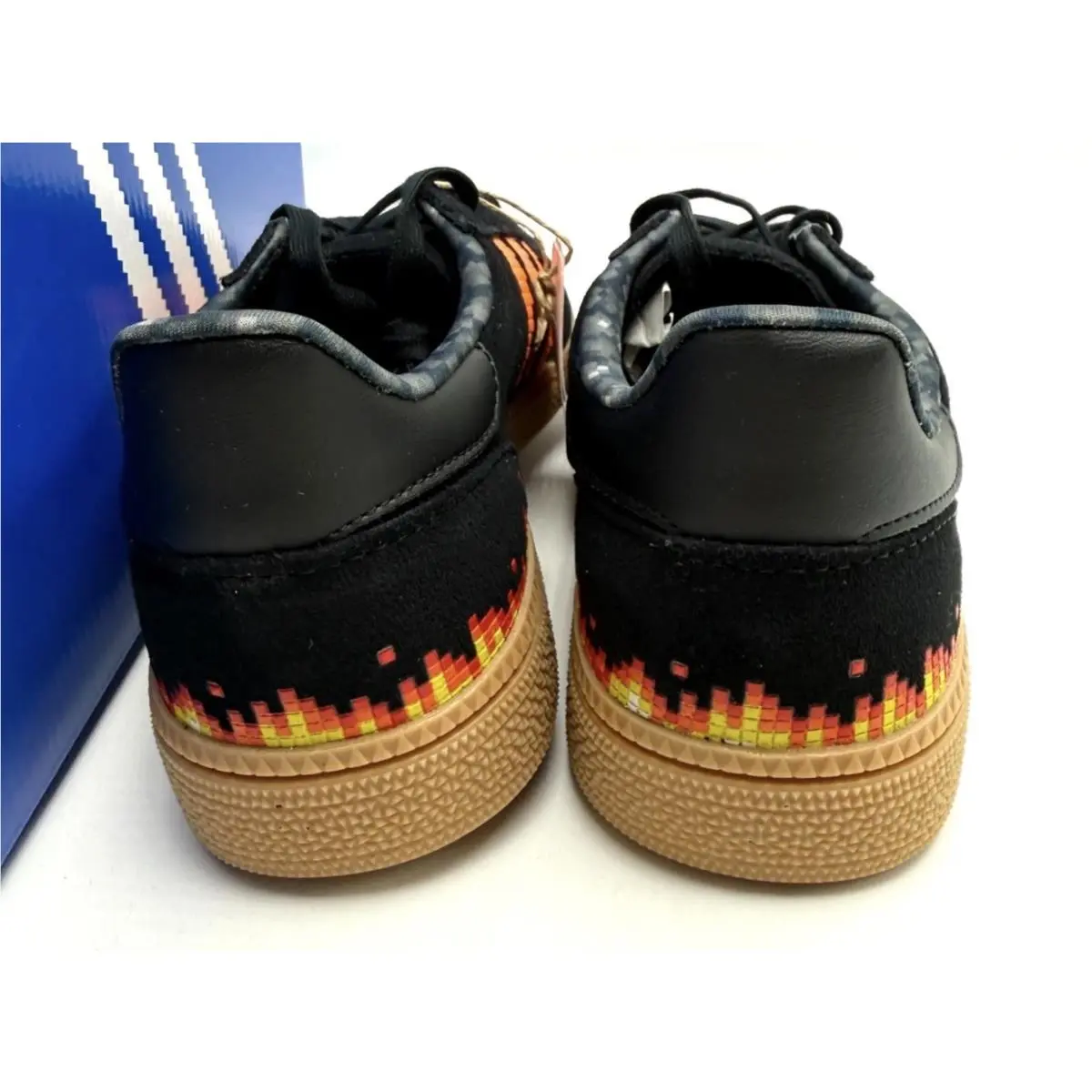 Adidas shoes - Adidas Handball Spezial Minecraft Black Pure Orange (GS) - IH1737 - Core Black/Pure Orange/Cloud White (UPC: 197617511439) 8