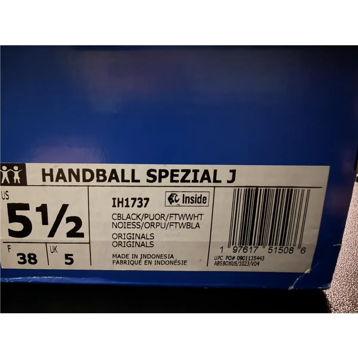 Adidas shoes - Adidas Handball Spezial Minecraft Black Pure Orange (GS) - IH1737 - Core Black/Pure Orange/Cloud White (UPC: 197617511439) 5